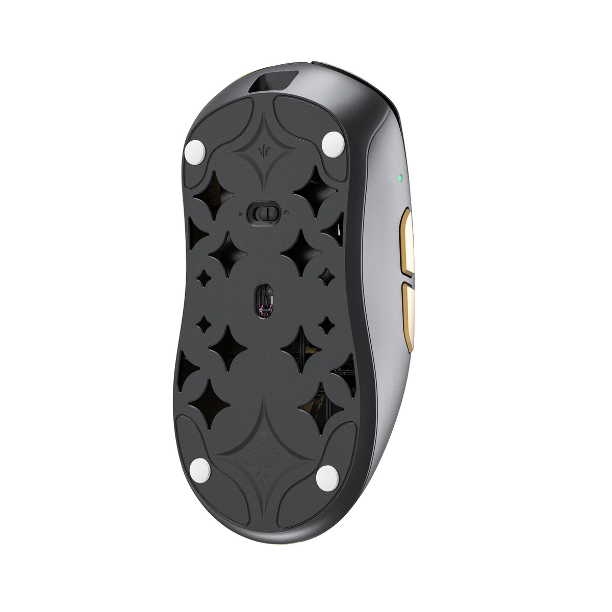 Huan M × Xi'An Museum Limited Edition Magnesium Alloy Gaming Mouse - Black / Gold