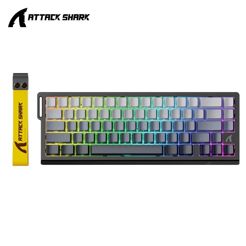 ATTACK SHARK, X68 HE, Mechanical Keyboard, 128K Scan Rate, 0.01Mm RT Accuracy, Magnetic Switch, Gaming, RGB, Hot-Swappable