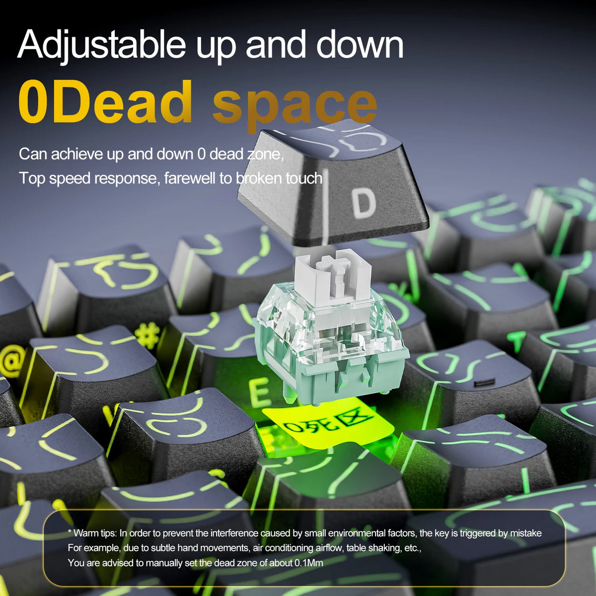 ATTACK SHARK, X68 HE, Mechanical Keyboard, 128K Scan Rate, 0.01Mm RT Accuracy, Magnetic Switch, Gaming, RGB, Hot-Swappable