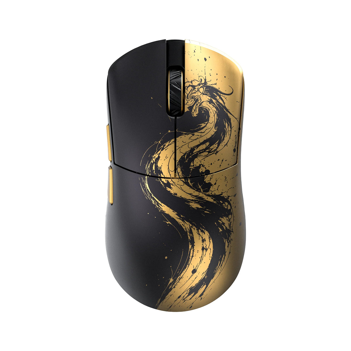Huan M × Xi'An Museum Limited Edition Magnesium Alloy Gaming Mouse - Black / Gold