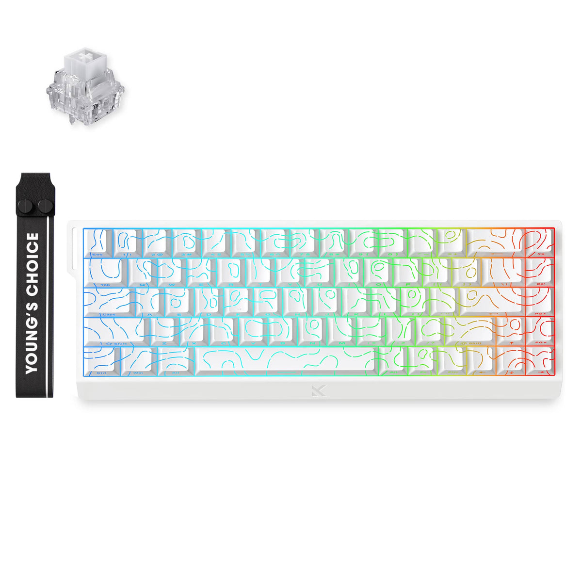 MCHOSE Ace 68 Hall Effect Magnetic Switch Gaming Keyboard
