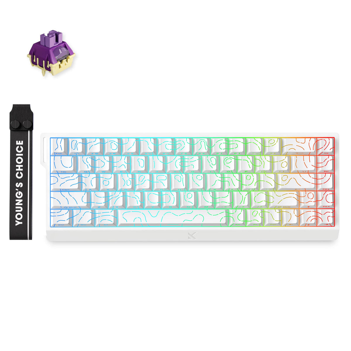 MCHOSE Ace 68 Hall Effect Magnetic Switch Gaming Keyboard