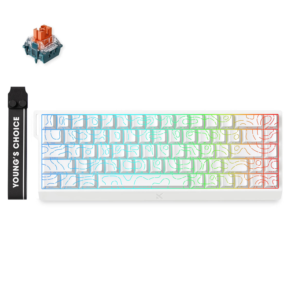 MCHOSE Ace 68 Hall Effect Magnetic Switch Gaming Keyboard
